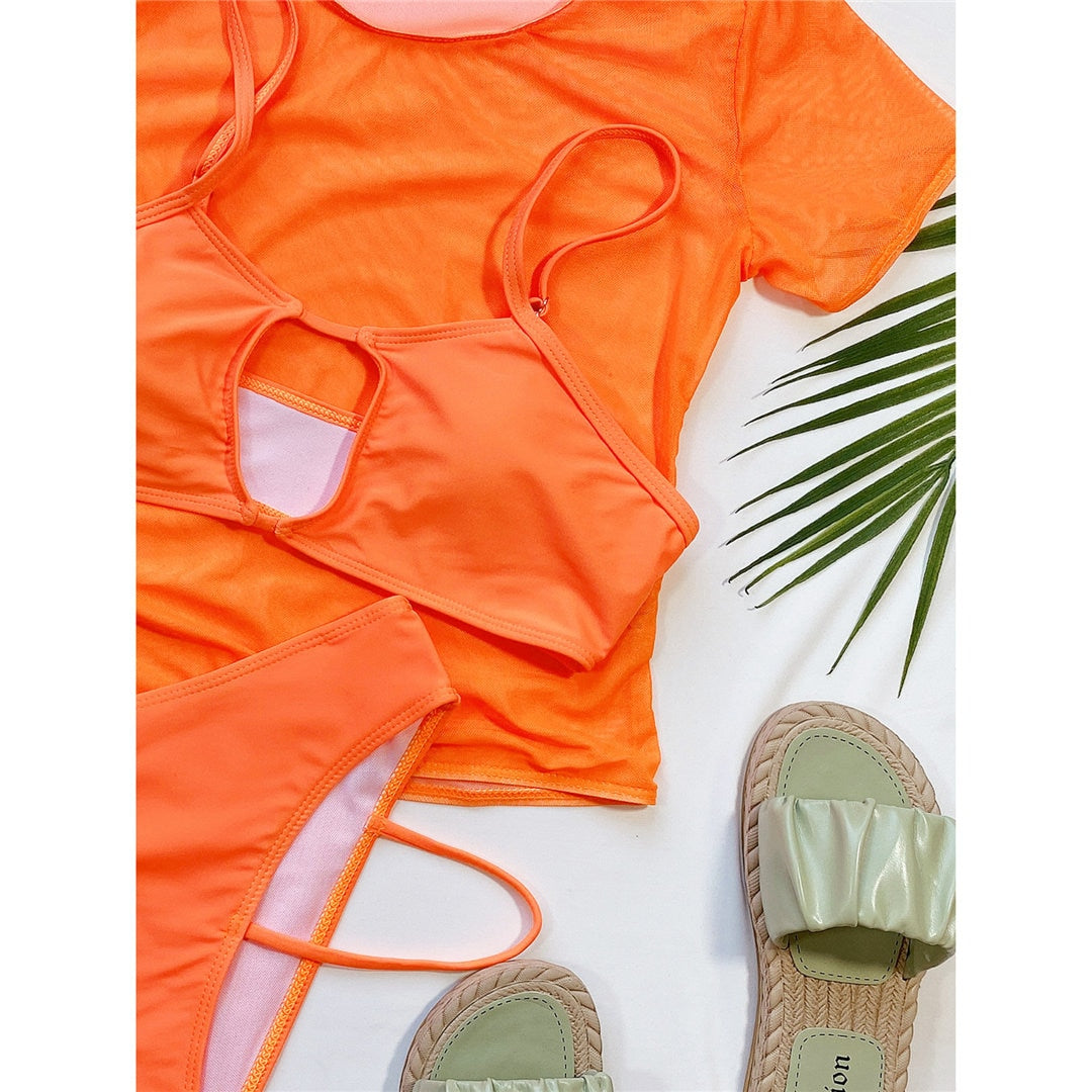 Short Sleeve Bikini Set IU302